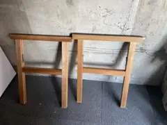 木製テーブルサポート 2脚セット