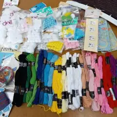 3ー6 多色刺繍糸 手芸用品いろいろ