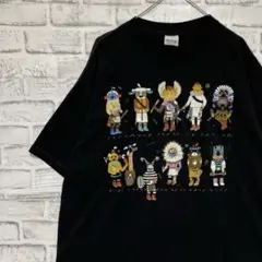 USA製90sヴィンテージTシャツ！シングルステッチ　ブラック半袖古着XL79