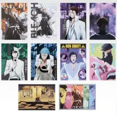 一番くじBLEACH F賞クリアポスター10種＆H賞 ステッカー6種セット