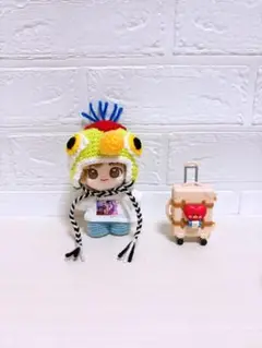 10cm ぬいぐるみ　鳥帽子　BTS テテ　Ｖ