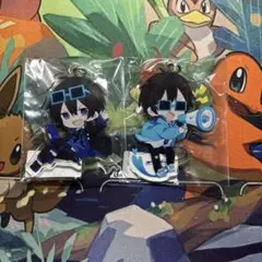 ちょこらび ポケカメン アクリルキーホルダー　2個