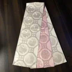 袋帯 全通☆六角 亀甲 リバーシブル