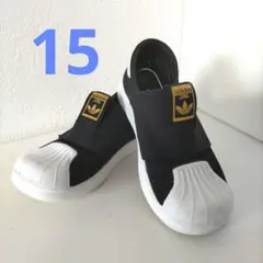 adidas メッシュ スリッポンシューズ 15cm