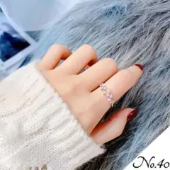 ◆新品◆リーフデザインリング 指輪 シルバー レディース ボックスセット