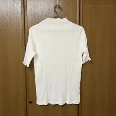 ◆最終お値下げ中◆【未使用品】studioCLIP/襟袖フリルカットソー