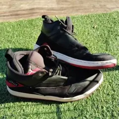 Jordan ブラック/レッド ハイカットシューズ ボックスないです