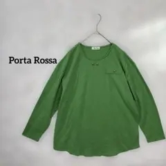 【Porta Rossa】長袖Tシャツ　カットソー　しっかり生地　トップス