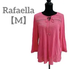 匿名配送✨Rafaella 【M】長袖 トップス 刺繍 レース ピンク