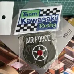 Kawasaki Racingとエアフォース・ドイツ連邦軍のワッペン