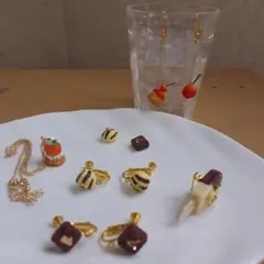 1000円引き末まで!樹脂粘土のケーキ手作りアクセサリー