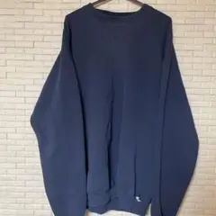 90's DISCUS USA製 前V スウェット ネイビー オーバーサイズ