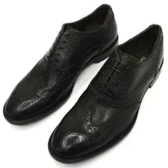 【美品】PaulSmithポールスミス　ウィングチップ　黒 40 定価57200円【ポールスミス】ウィングチップオックスフォード