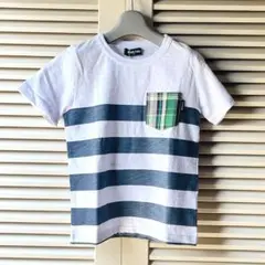【クレードスコープ】【新品】タグ付き ボーダー 半袖Tシャツ 男の子 110