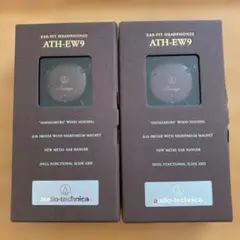 【新品未開封】2個セットaudio-technica ATH-EW9 マイク付き和風ヘッドセット,ATH-EW9ワイヤー,スポーツ,動的