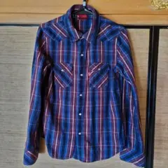 【ウエスタン/ネルシャツ】リーバイス/Levis(レディース/ユーズド品)