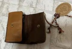Baggy Port キーケース 三つ折り　ブラウン