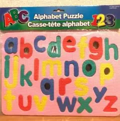 021　知育玩具 アルファベットパズル　お風呂で英語　小文字　ローマ字　防水