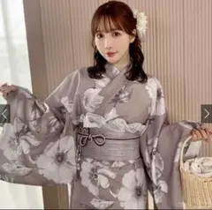 GRL 三上悠亜 水彩花柄浴衣　[fy004] 帯なし