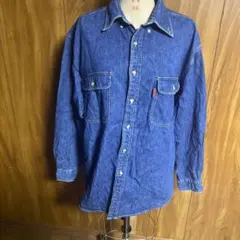 デニムシャツ　 長袖シャツ　古着　ジャケット