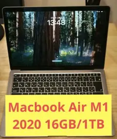 増設済 MacBook Air M1 16GB SSD 1TB 日本語キーボード