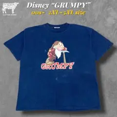 90s00s白雪姫 7人のこびとおこりんぼプリントTシャツ 実寸2XL~3XL