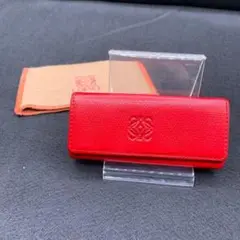 LOEWE ロエベ 赤 レッド 4連キーケース