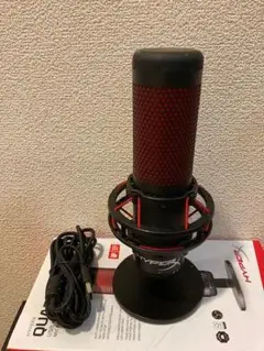 HyperX QuadCast USBマイク【直付け型ポップガード付き】