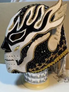 プロレスマスク黒