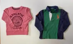 918 90サイズ 長袖2枚セット　POLO