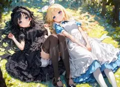 b500 美少女 かわいい イラスト 下着 コスプレ セクシー A4ポスター