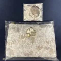 ディズニー ツイステ　チュールポーチ フェアリーガラ　缶バッジ　レオナ