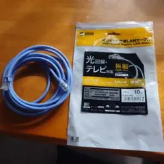 極細 10m LANケーブル カテゴリ6