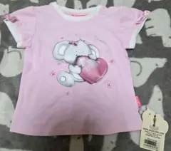 ピンクコアラ柄Tシャツ　新品未使用　目安1-2歳