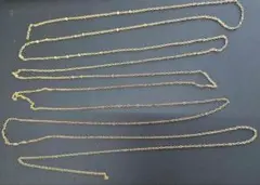 在庫処分　ゴールドステンレスチェーン 2m