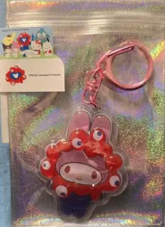 万博　ぷっくり立体キーホルダー　マイメロディ