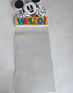 ミッキーマウス ネームプレート HELLO!