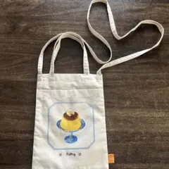 プリン柄　ショルダーバッグ　ポシェット