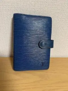 ルイヴィトン手帳エ青