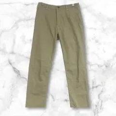 デコイ　チノパン　カジュアルパンツ　ズボン　ストレート　ベージュ　シンプル　S