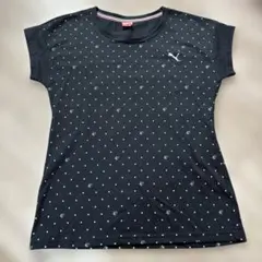 プーマ　ドット　半袖Tシャツ Lサイズ　スポーツ　スポーツウェア　サッカー