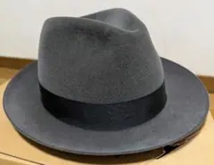 【美品】【MAYSER】ハット　メンズ　グレー　マイサー