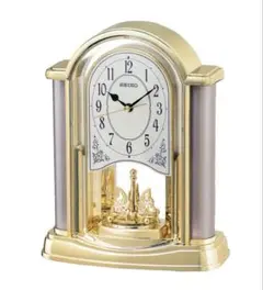 SEIKO アーチ型振り子時計 ゴールド