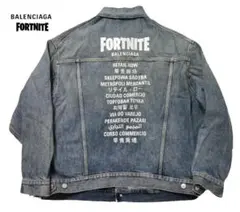 世界200着限定 新品 BALENCIAGA FORTNITE デニムジャケット