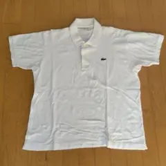 LACOSTE ホワイト ポロシャツ US XL