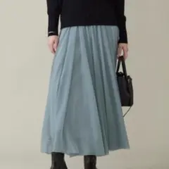 極美品✨ 完売品 23AW ICB 【洗える】ハイゲージチュール スカート L