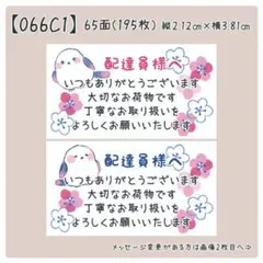 【066C1】ケアシール