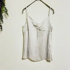 訳あり‼️CLER IMPPESSION グレー プリーツキャミソール訳あり