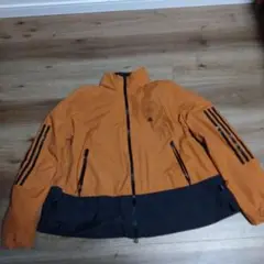 adidas ナイロンジャケット オレンジ　サイズ:OT