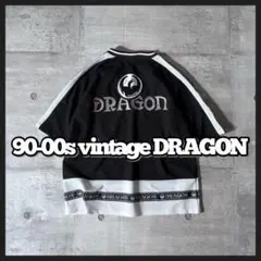 90-00s vintage DRAGON short sleeve shirt